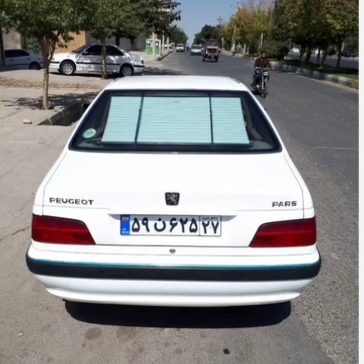 پرده پژو ELXسفید (((پس کرایه)))